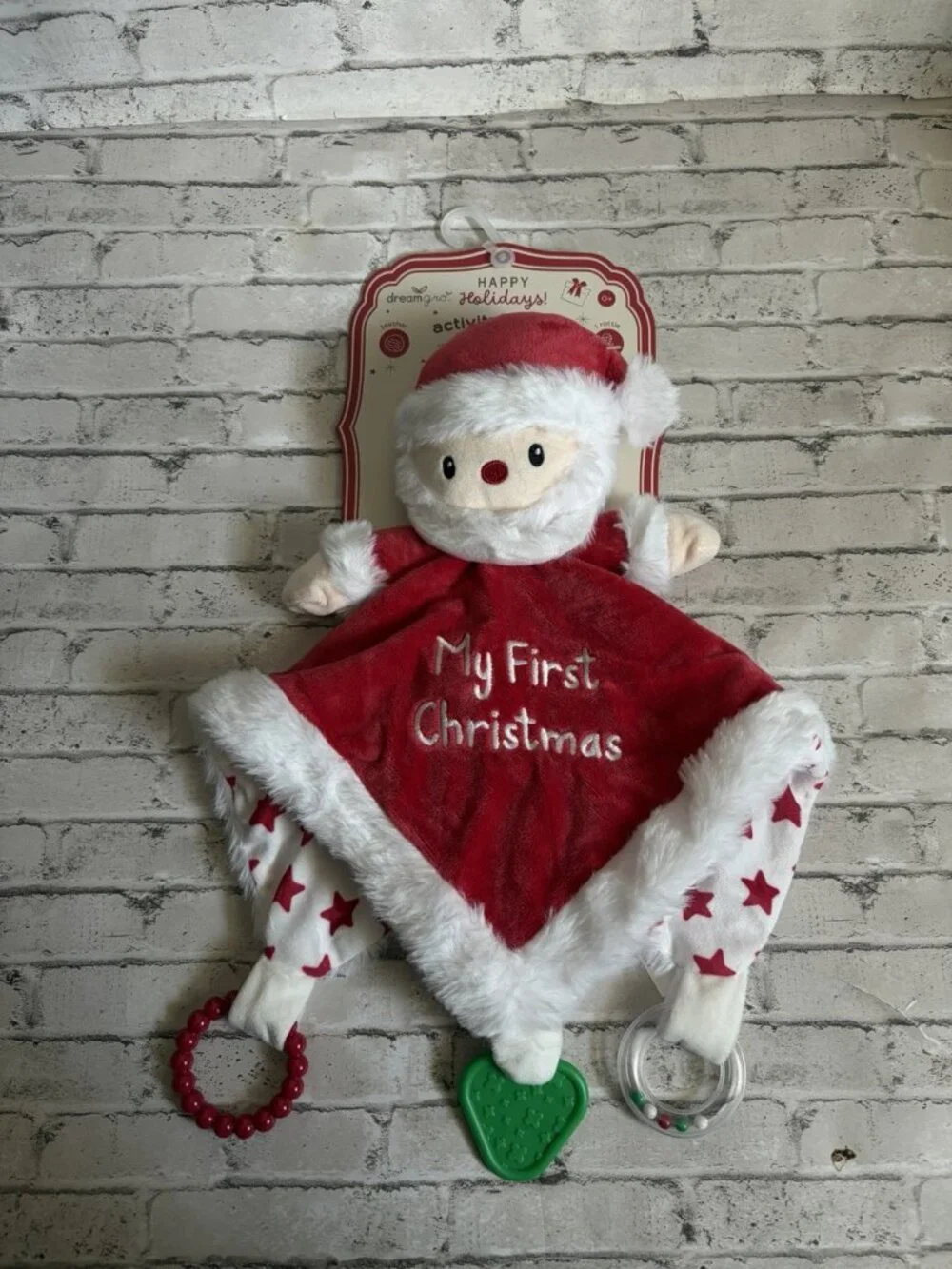 Dreamgro Christmas Baby “My First Christmas” Activity Blankie NEW